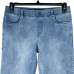 Betabrand Petite Medium Short Bootcut Jeans Pull-On Pocket Stretch Mid-Rise Blue Photo 1