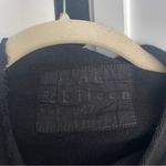 Frank & Eileen  Black Funnel Neck Triple Fleece Short Dress Photo 1