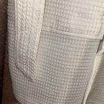 NWT Turquas Size L White Waffle Knit Robe Size L Photo 7
