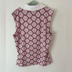 Sigrid Olsen New  pink and white tennis/golf polo shirt size XS Photo 6