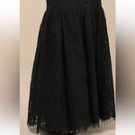 Lulus  Instinctively Stunning Black Lace Trumpet Bustier Maxi Dress size Small Photo 5