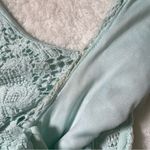 ZARA Light Blue Lace Bodycon Dress Photo 13