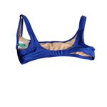 NWT J. Crew Heritage Scoop Neck Bikini Top Harbor View Blue Womens Size S Photo 1