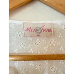 Miss Jane Puff Sleeve Eyelet Lace Plunge V Photo 3