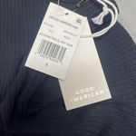 Good American Womens Plus Size 5X Cropped Tank Top Black One Shoulder Ribbed NWT Photo 5