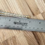 Seiko  Rare Luxury Ladies Watch Two-Tone Bracelet Case Blue Rectangular Dial Photo 13