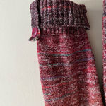 Christopher & Banks  Ombre Henley Knit Sweater Plum L Button Front Photo 4