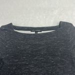 Banana Republic Womens XS Tunic Top Sweatshirt Space Dye 3/4 Sleeve Boat Neck Photo 2