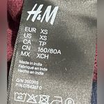 H&M  Divided Womens Color Block Maroon Blue White Sweatshirt -  Size XS - VGUC Photo 5