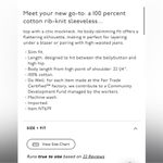 Madewell  Ribbed Mockneck Tank Photo 1