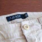 Ralph Lauren Lauren Chino Pants Straight Leg Khaki Size 12 Office Black Label Photo 6