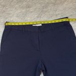 Tory Burch Navy Blue Women’s Ankle Pants 99% Wool/Laine With Pockets Size 12 Photo 8