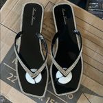 Lauren Lorraine  Black Rhinestone Women's Sandals size 10 Photo 1