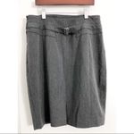 EXPRESS  Gray Pencil Skirt With Buckle Detail 4 Photo 1