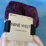 Nine West NWT  Lounge Cozy Socks in Purple, Pink, and White Photo 2