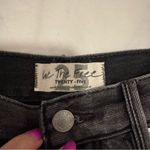 Free People Black Denim Shorts Photo 1