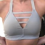 Victoria's Secret Silver Strappy Sports Bra Photo 0