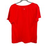 Lane Bryant Live Active V Neck Short Sleeve T Shirt Neon Orange Size 14/16 Photo 4