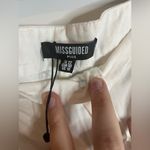 Missguided Plus White Zipper Tactical Cargo WideLeg BaggyLounge Pants Pockets 18 Photo 15