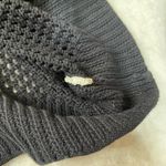 Aritzia Black  Wilfred Free Black Open Knit Sweater Photo 4