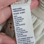 American Eagle AEO metallic pointelle crochet sweater dress size small Photo 7