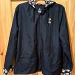 Disney Parks Mickey Mouse hooded windbreaker jacket size L women’s vintage Black Size L Photo 0