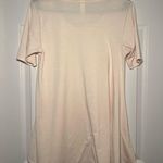 LuLaRoe Size XS T-Shirt Short Sleeve Light Pink Flowy Bottom Stretch Photo 8