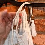 C&C California C & C California womens embroidered tiered tie shoulder cover up top white M Photo 1