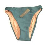 J.Crew Ribbed High Rise Cheeky Bikini Bottom in Alhambra Green Size XXS Photo 1