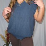 Vintage Sweater Vest Blue Size L Photo 0