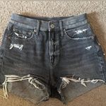 American Eagle  Outfitters Dark Gray Denim Jean Shorts Size 00 Photo 0