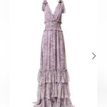 Alexis Clemence Tiered Ruffle Maxi Dress Purple Bouquet sz Xs Photo 1