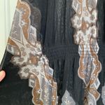 NWOT | International Concepts women’s lightweight sheer swimsuit cover‎ up large Black Photo 3
