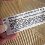 ZARA NWT Seamless Ribbed Pearl Fringe Long Sleeve Crop Top XS in Oyster white Photo 7