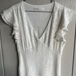 Amanda Uprichard  Cecelia Midi Dress in White Odyssey Lace Size XL Photo 2