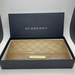 Burberry Brown Leather Long Wallet - Preowned Photo 14