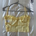 Beginning Boutique  Claire Yellow Crop Top Photo 1