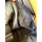 Anne Klein  Leather A Line Flare Skirt Black Size 4 Small Photo 6