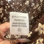 Boutique Floral Brown Jumpsuit Medium Photo 6