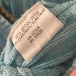 Light Blue Cable Knit Sleeveless Sweater vest large Photo 2