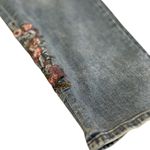 Soft Surroundings  Jean 18W Ultimate Straight Crop Women‎ Denim Boho Embroidery Photo 3