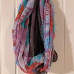 Floral/Gray Infinity Scarf Photo 1