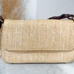 Etienne Aigner Vintage Paper Straw Mini Shoulder Bag Handbag Purse Photo 3