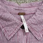 Free People  No Limits Stripe Stretch
Cotton Shirt Photo 11