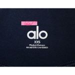 Alo Yoga Alo High-Waist Sunray Leggings Navy Ivory Alosoft Hi-Rise Waisted Tights Skinny Photo 8