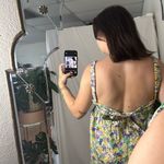 ZARA Dainty Floral Square Neck A-Line Mini Dress Multi Size Small Photo 3