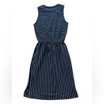 & Other Stories & Other Stories Navy and White Striped Sleeveless Dress with Pockets Photo 1