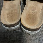 Women’s Yokono Calf Hair Leopard Slide‎ Low Platform Sandals Sz 7.5 Brown Photo 4