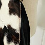 INNUE Italy Genuine Leather Cowhide Hair Hobo Bag Brand New Brown Photo 2