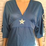 Sexy Football Jersey Blue Size M Photo 0